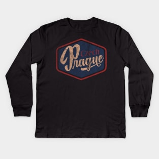 Prague Czech Kids Long Sleeve T-Shirt